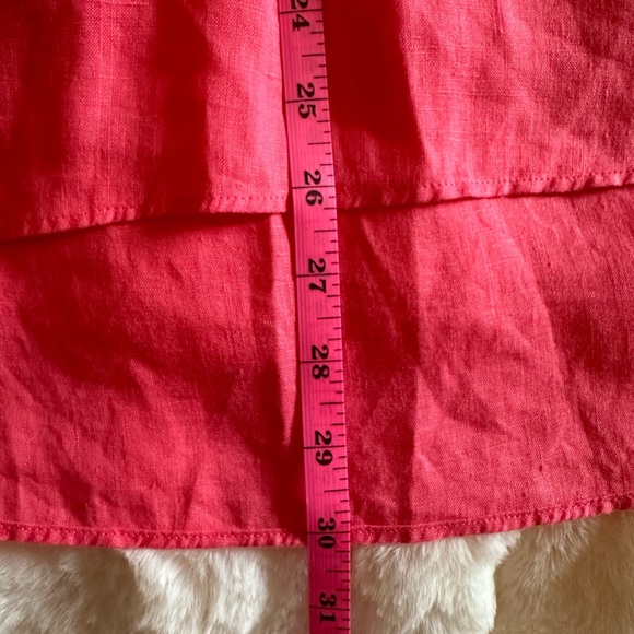 Ralph Lauren Hot Pink Linen Long Sleeve - Picture 8 of 9
